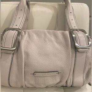 Cole Haan Off White Vintage Leather Shoulder Bag